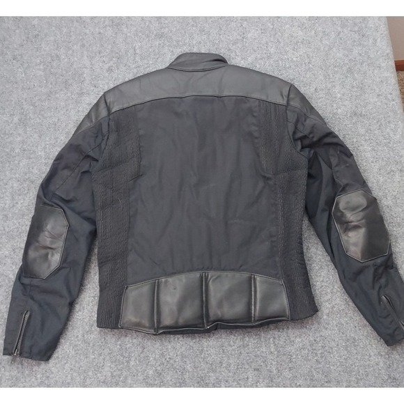 Polaris leather Motorcycle Jacket Mens Large Black Hein Gericke Biker Moto - Picture 2 of 16